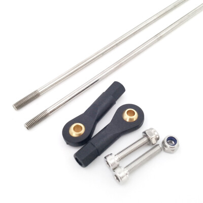10pcs Metal M3 Aluminum Link Tie Rod End Ball Joint For 1/10 Rc Car