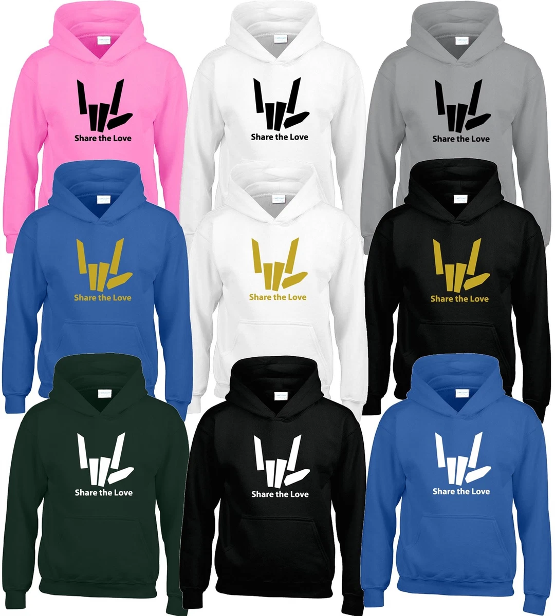 Share the love hoodie kids cheap