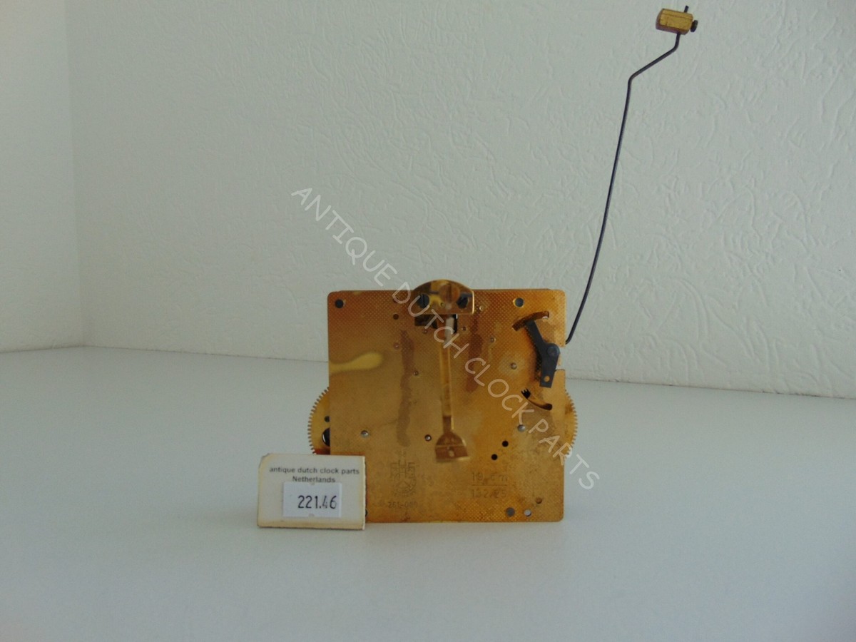 OVERHAULED SERVICED AND CLEANED FHS HERMLE 261-080 19 CM CLOCKWORK