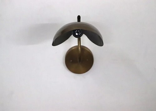 Lámpara de Pared Elegante Iluminación Estilo Vintage Mediados de Siglo Latón Curvo - Imagen 5 de 6