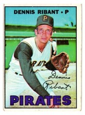 1967 Topps Baseball set SEMI HIGH #527 Dennis Ribant VG-EX Pittsburgh Pirates