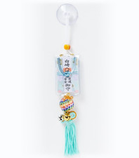 Omamori Japan Shrine Good luck Charm Traffic Safety Amulet Color Ball Blue New