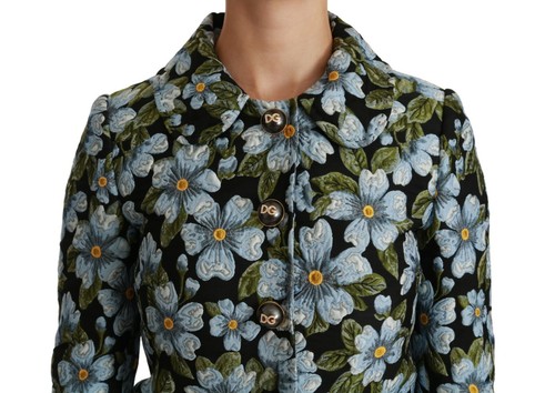 DOLCE & GABBANA Jacket Multicolor Floral Brocade Blazer Coat IT40/ US6 / S - Picture 5 of 10