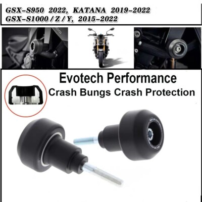 For Suzuki GSX-S1000GT Crash Bungs Crash Protection Evotech Performance 2015-23