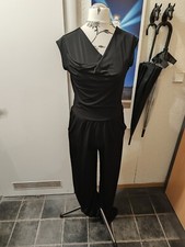 Onesie Hosenanzug Abendgarderobe Gothic Wicca Vintage Rockabilly Jumpsuit M Rain