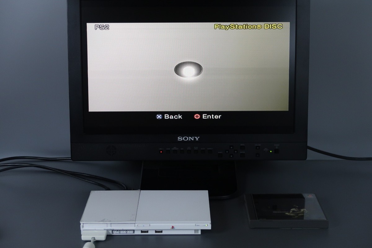 Sony PlayStation 2 PS2 Slim Ceramic White Console SCPH-90000