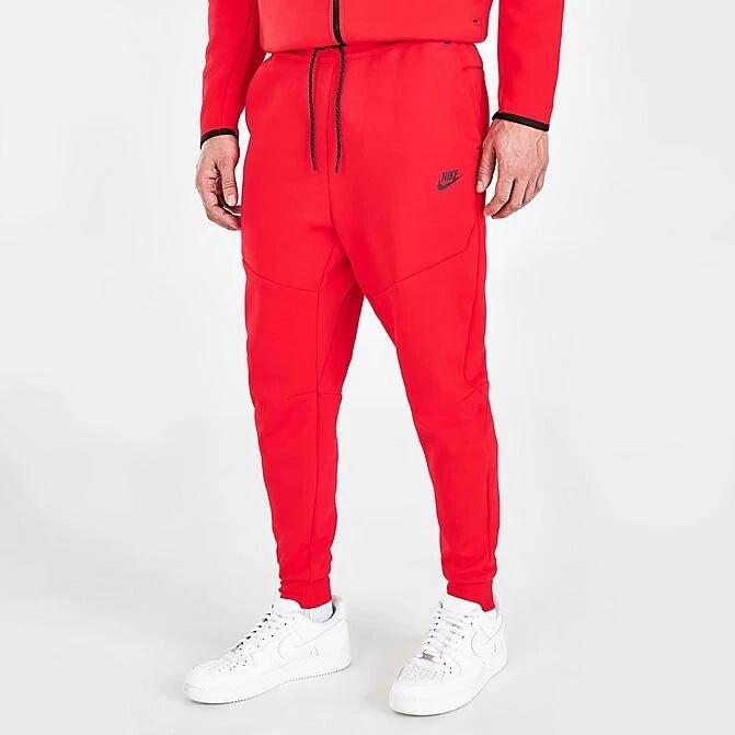 agradable financiero Aire acondicionado Nike Sportswear Tech Fleece Jogger Pants RED CU4495 687 Size SMALL MENS NEW  | eBay