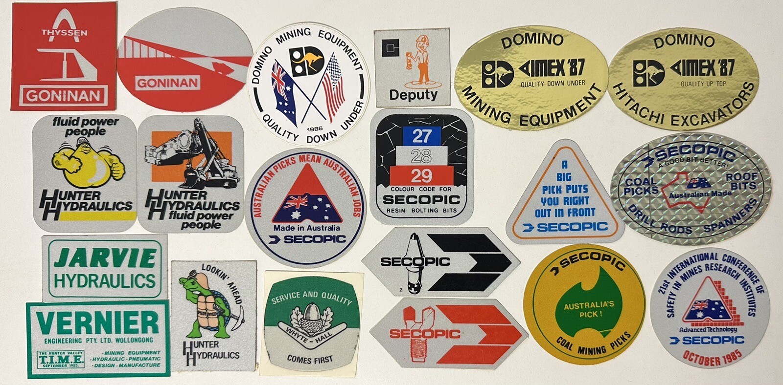 20 Mining Stickers eBay