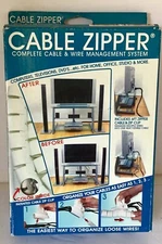 Cable Zipper Complete Cable and Wire Management System EvriHolder WHITE