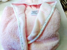 Baby bath robe,100% Polyester,  to fit age 9 -12  month,