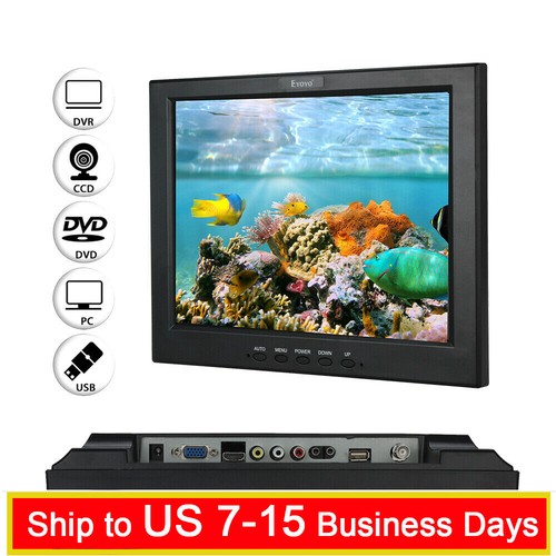 Eyoyo 12Inch HDMI Monitor W/BNC VGA AV 