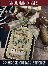Primrose Cottage Stitches Counted Cross Stitch Chart ~ Snowman Kisses ~ 097