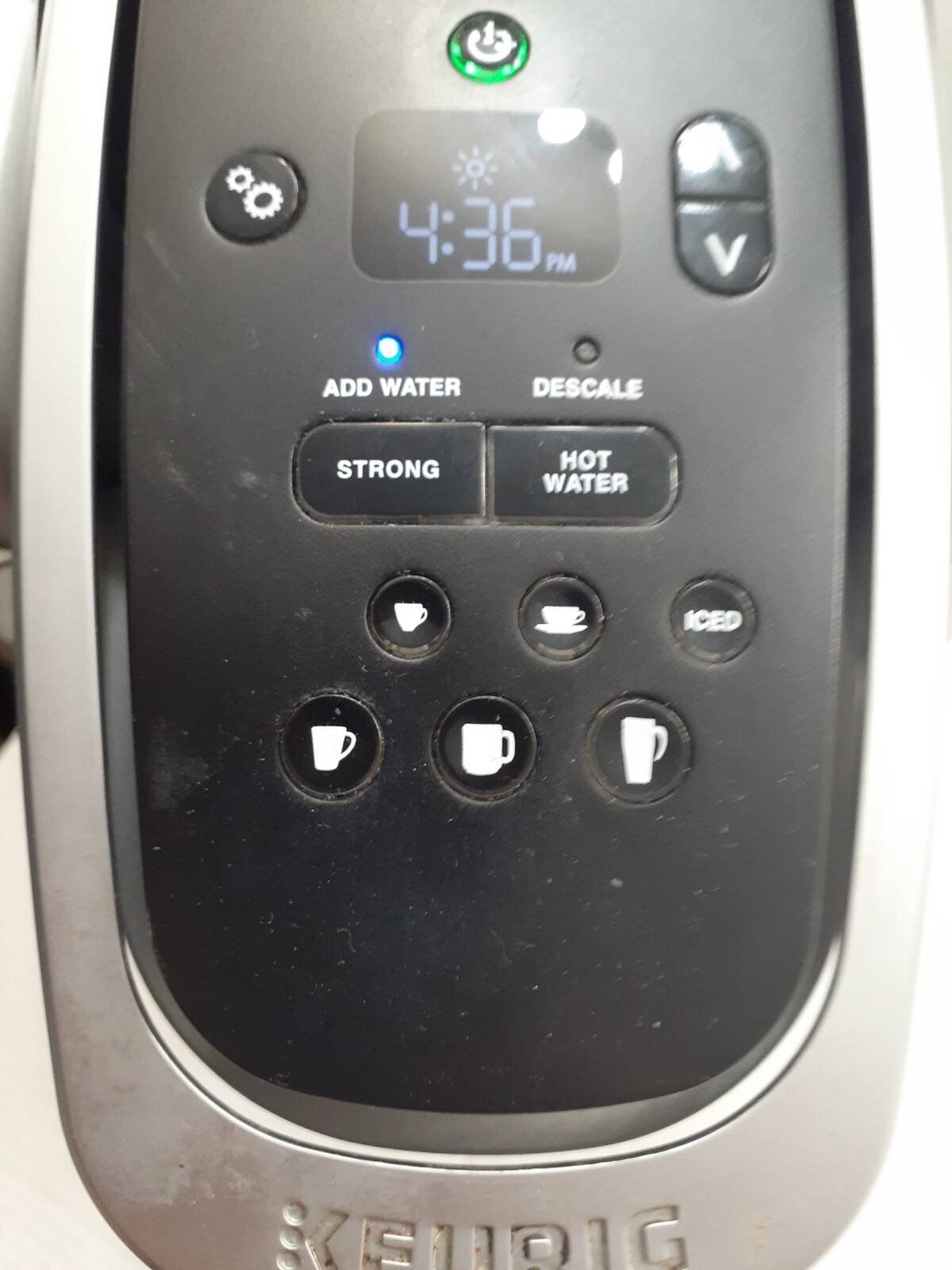 Keurig KElite K90 Coffee Maker Single Serve KCup Pod Brushed Silver