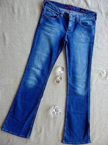 Blue Denim Ladies Jeans Waist 