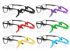 6 Pack Anti Slip Silicone Eyeglasses Strap Eyewear Retainers Sunglasses Cord