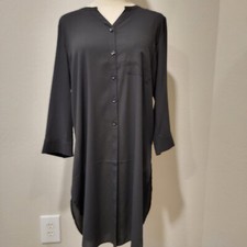 Coldwater Creek -Black Tunic, Lightweight for Spring/Summer Excellent Condition 