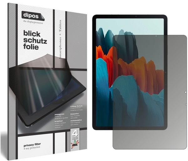 Schutzfolie FüR Samsung Galaxy Tab S7 Plus 5G Blickschutzfolie Matt Display-image