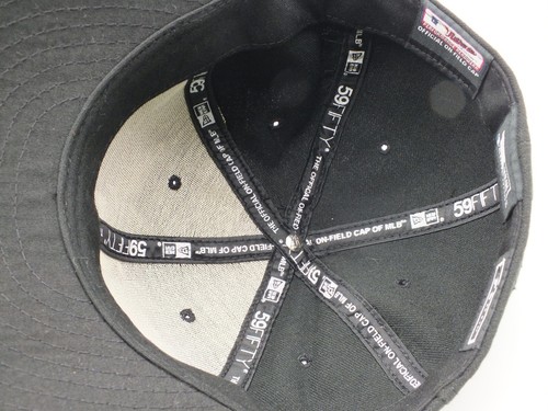 New Era 9Fifty MLB Florida Marlins Basic Snapback Hat - Blk 7 1/8" (56.8 cm) EUC - Picture 7 of 12