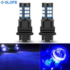 Glofe 2x 3156 3157 Led Bulbs 10000k Blue Bright Smd 3030 Turn Signal Light Lamps