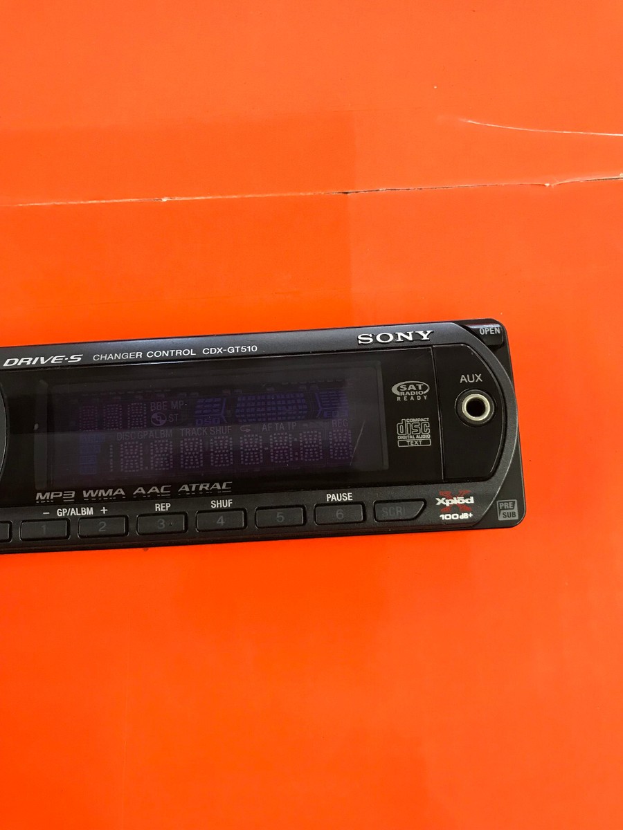Sony XploD CDX-GT510 CD Player/MP3 In Dash Receiver for sale