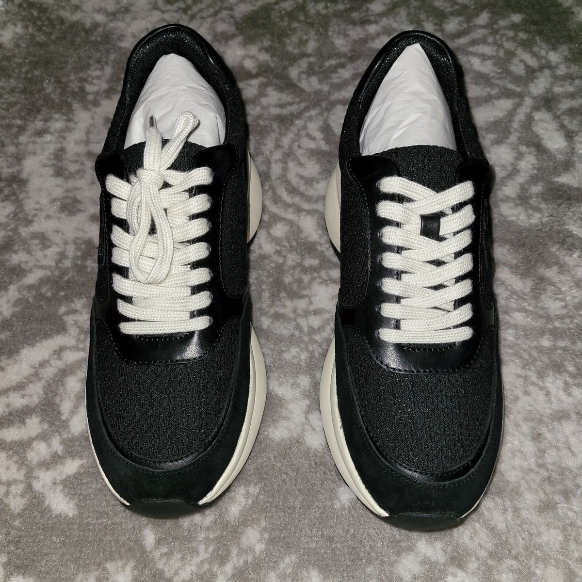 Tory Burch Kick Trainer Chevrons Mesh Perfect Black Sneakers Tory Burch Kick Trainer Chevrons Mesh Perfect Black Sneakers