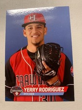 Yerry Rodriguez Card 2019 Hickory Crawdads Team Card