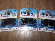 Lot 3 Packs Shoreline Marine Propel Kayak Cleat Quick Grip 6 Total Cleats 2.87"