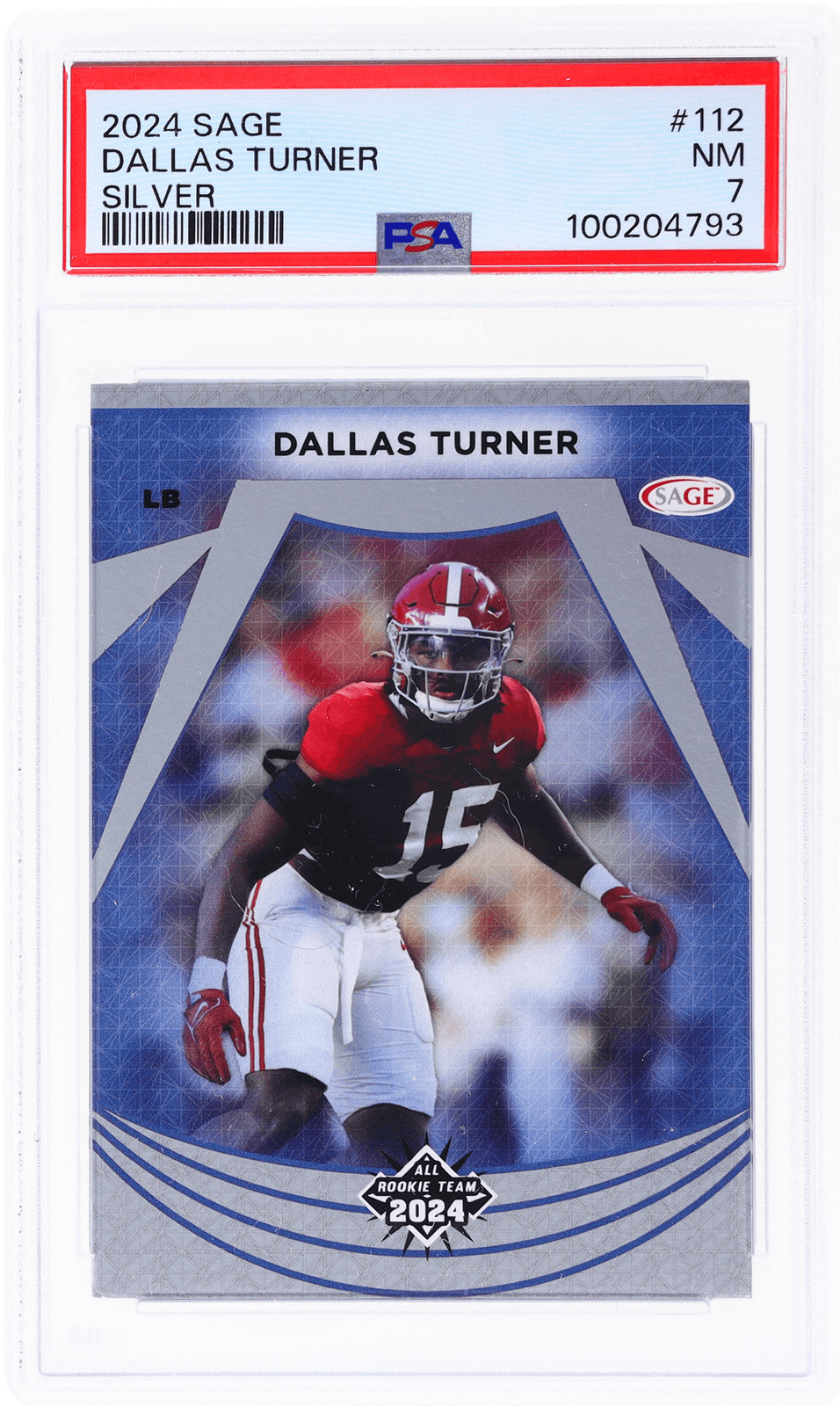 Dallas Turner Sage #112 Silver