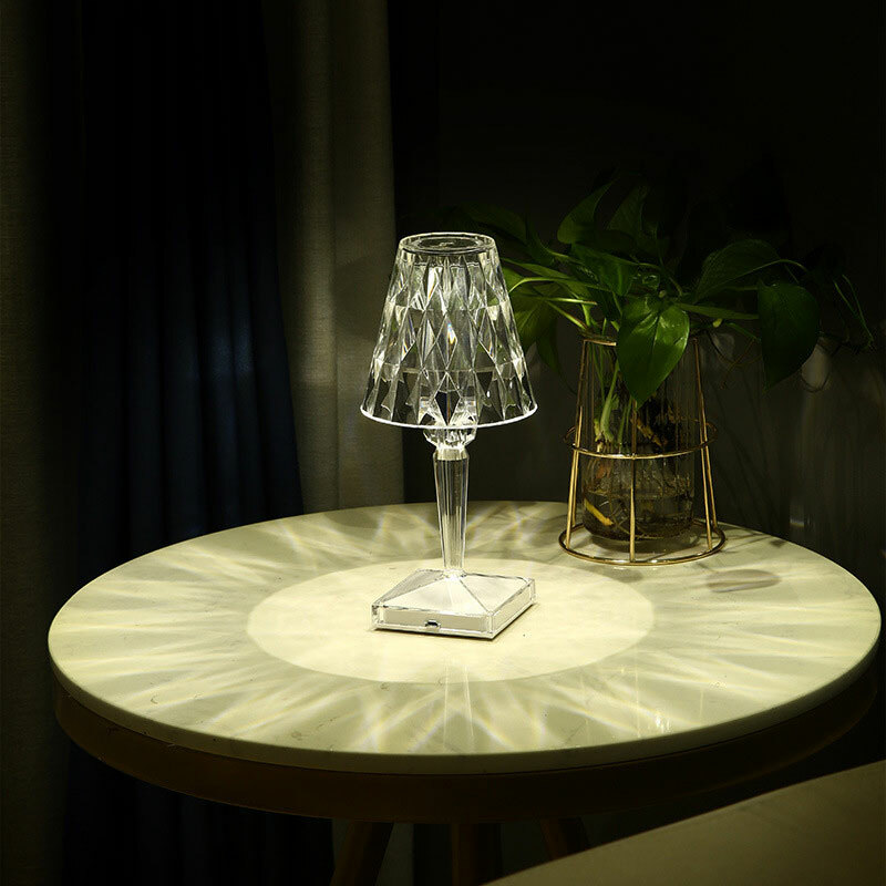 Kartell Acrylic Diamond Table Lamp Bedroom Bedside Night Kartell Acrylic Diamond Table Lamp Bedroom Bedside Night