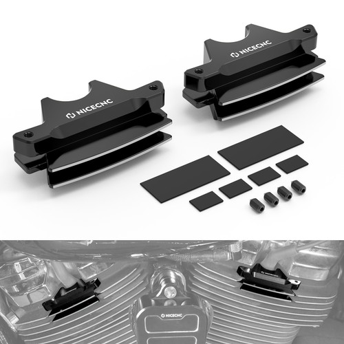 For Harley Street Glide FLHX 19-21 Zündkerzenabdeckungen Fahrer Trittbretter - Picture 12 of 36