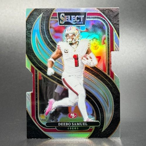 Deebo Samuel [Silver Prizm Die-Cut] #146 2024 Panini Select card