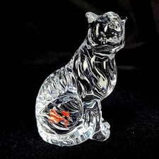 Good condition/Baccarat Zodiac Tiger Figurine Figurine 0