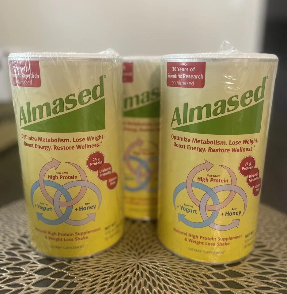 🏅(3) Batido Proteína Almased Salud Natural y Pérdida de Peso 17.6 OZ ea 4/2026 Sellado Foto 4 de 4