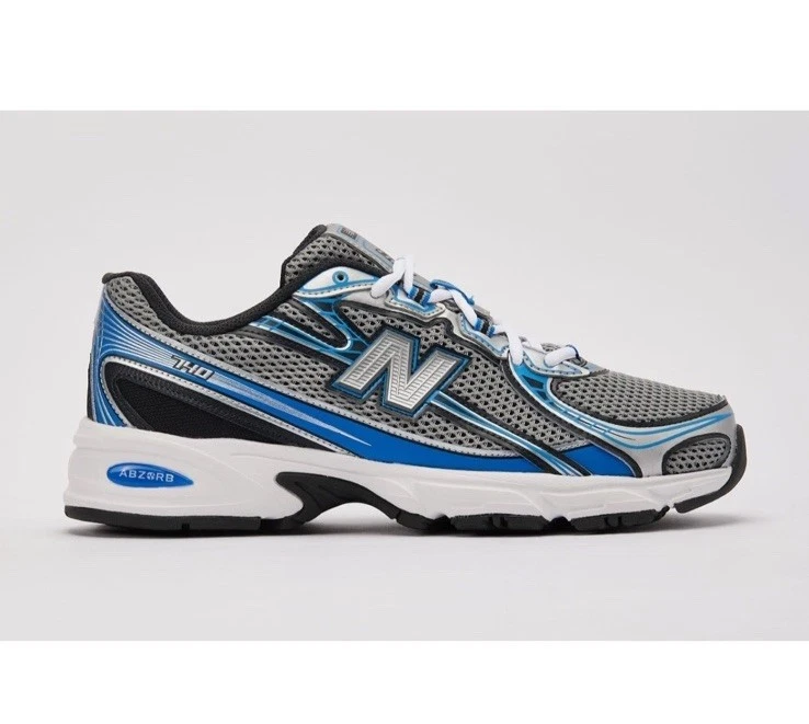 New Balance 740 V2 Running Shoes Men 7.5 Slate Gray Agate Blue Mesh Sneakers NEW New Balance 740 Trainers Slate Grey Blue Agate - Unisex Sports main image 4
