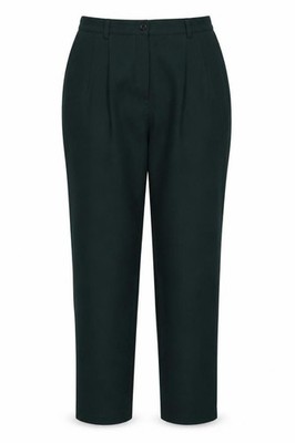 Sag Harbor Damen Anzughose Hose Größe 10 Grün Business Gefüttert Plissee