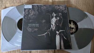 Neurosis   Given To The Rising - Ultra Clear / Grey Spinner 2 x Vinyl LP Gf LTD