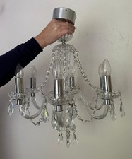 Beautiful 6 light Crystal Effect Chandelier
