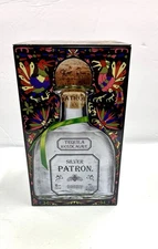Patron Silver Tequila Tin Box Limited Edition Collectible Box Only Mexico