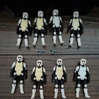Star Wars 1983 Original Kenner Biker Scout Qty 8 W/ 2 Blasters See pics