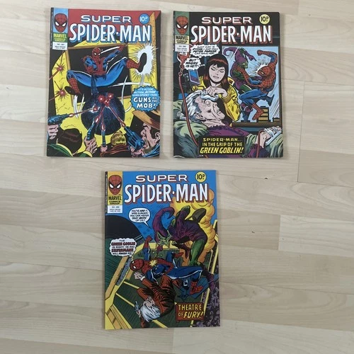 Super Spider-Man #287, 288 & 290 bundle (1978) Vintage Marvel U.K. Weekly