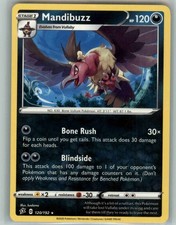 Mandibuzz 120/192 Rare Rebel Clash Pokemon