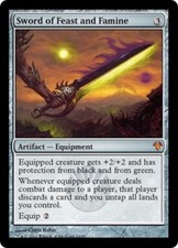 Sword of Feast and Famine - Medium Play MTG Modern Event Deck 2014