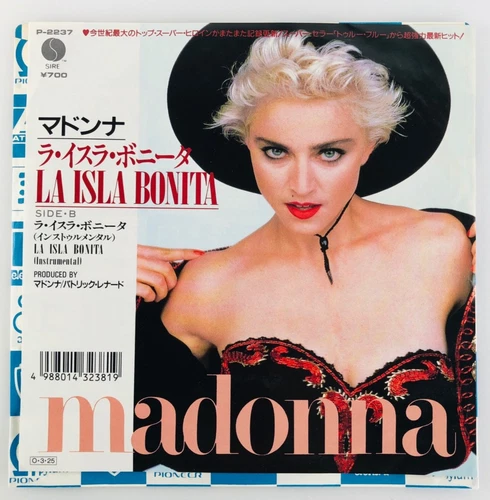 Madonna La Isla Bonita P-2237 Vinyl 7" Japan Pressing 1987 Synth-pop 45rpm