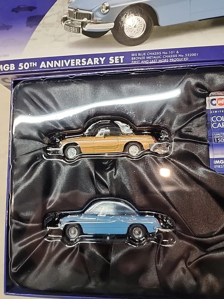 Corgi Vanguards MG1002 MGB 50 Aniversario Set Die-cast NUEVO - Excelente Foto 4 de 4