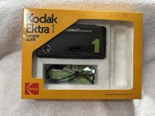 1970s Kodak Ektra 1 Camera Outfit For 110 Film Cartridge Black - Untested