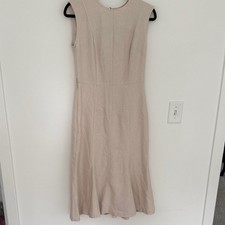 Calvin Klein Beige Midi Dress - Size 2