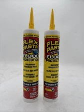 FLEX SEAL 9floz Rubberized Paste FLOOD PROTECTION, SEAL BASEMENT, WATERPROOF 2PK