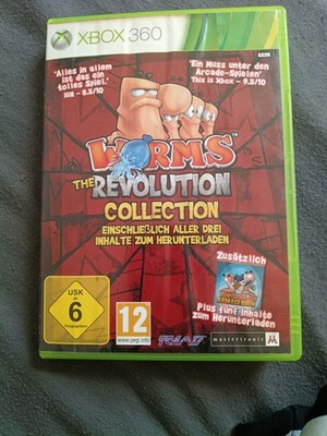 Microsoft Xbox 360 Spiel Worms The Revolution Collection ohne Anleitung Geprüft