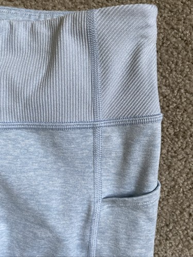 Athletia Girl size L/12 Snowball Softluxe Leggings Lt. Blue - Picture 4 of 7