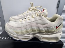 Nike Air Max 95 OG PRM - Pale Ivory/Light Khaki/Sail/University Red - Size 10.5